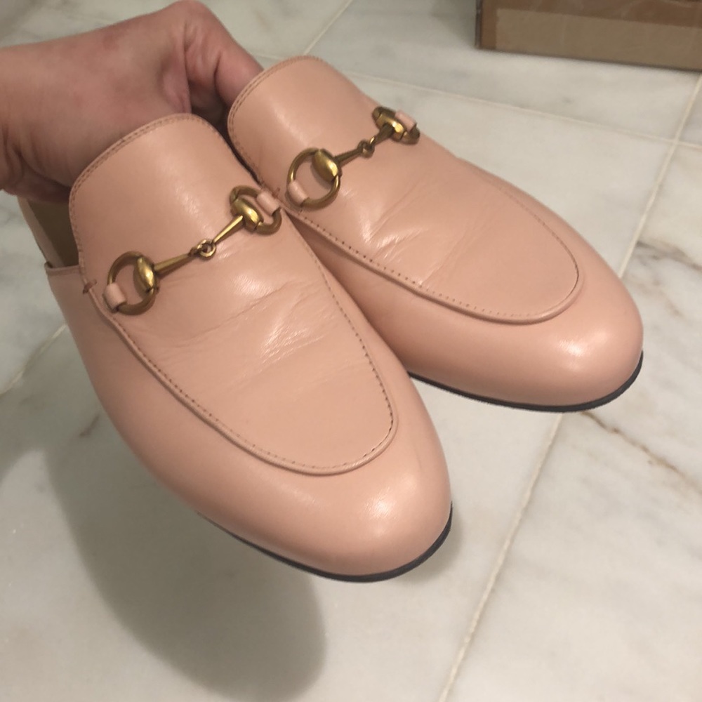 Authentic Gucci Blush Pink Princetown Loafers size 38 - Picture 6 of 9